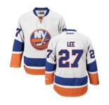 Reebok New York Islanders #27 Anders Lee Authentic White Away NHL Jersey