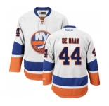 Reebok New York Islanders #44 Calvin de Haan Authentic White Away NHL Jersey