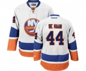 Reebok New York Islanders #44 Calvin de Haan Authentic White Away NHL Jersey