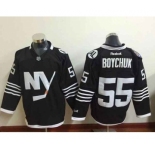 nhl jerseys new york Islanders #55 boychuk black[2015 new]