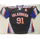 nhl jerseys new york Islanders #91 tavares black[patch C]