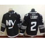 nhl jerseys new york islanders #2 leddy black[2015 new][leddy]