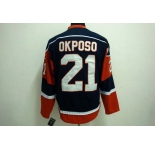 nhl new york Islanders #21 okposo blue