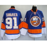 nhl new york Islanders#91 tavares blue third edition