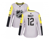 Women Adidas New York Islanders #12 Josh Bailey Gray 2018 All-Star Metro Division Authentic Stitched NHL Jersey