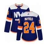 Women Adidas New York Islanders #24 Scott Mayfield Authentic Blue Alternate NHL Jersey