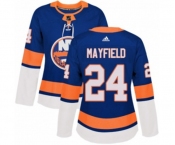 Women Adidas New York Islanders #24 Scott Mayfield Premier Royal Blue Home NHL Jersey