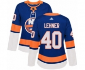 Women Adidas New York Islanders #40 Robin Lehner Premier Royal Blue Home NHL Jersey