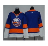 Women Adidas New York Islanders Blank Royal Blue Home Authentic Stitched NHL Jersey