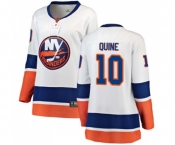 Women New York Islanders #10 Alan Quine Fanatics Branded White Away Breakaway NHL Jersey