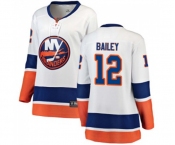 Women New York Islanders #12 Josh Bailey Fanatics Branded White Away Breakaway NHL Jersey