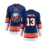 Women New York Islanders #13 Mathew Barzal Fanatics Branded Royal Blue Home Breakaway NHL Jersey