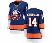 Women New York Islanders #14 Tom Kuhnhackl Fanatics Branded Royal Blue Home Breakaway NHL Jersey