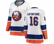 Women New York Islanders #16 Pat LaFontaine Fanatics Branded White Away Breakaway NHL Jersey