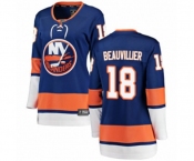 Women New York Islanders #18 Anthony Beauvillier Fanatics Branded Royal Blue Home Breakaway NHL Jersey