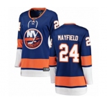 Women New York Islanders #24 Scott Mayfield Fanatics Branded Royal Blue Home Breakaway NHL Jersey