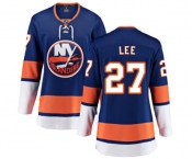 Women New York Islanders #27 Anders Lee Fanatics Branded Royal Blue Home Breakaway NHL Jersey