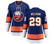 Women New York Islanders #29 Brock Nelson Fanatics Branded Royal Blue Home Breakaway NHL Jersey