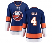 Women New York Islanders #4 Robin Salo Fanatics Branded Royal Blue Home Breakaway NHL Jersey