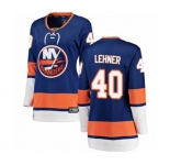 Women New York Islanders #40 Robin Lehner Fanatics Branded Royal Blue Home Breakaway NHL Jersey