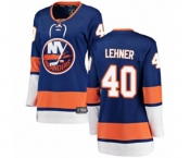 Women New York Islanders #40 Robin Lehner Fanatics Branded Royal Blue Home Breakaway NHL Jersey