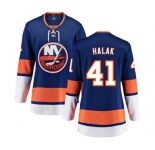Women New York Islanders #41 Jaroslav Halak Fanatics Branded Royal Blue Home Breakaway NHL Jersey