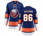 Women New York Islanders #86 Nikolay Kulemin Fanatics Branded Royal Blue Home Breakaway NHL Jersey