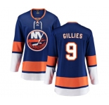 Women New York Islanders #9 Clark Gillies Fanatics Branded Royal Blue Home Breakaway NHL Jersey