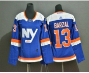 Women's New York Islanders #13 Mathew Barzal New Blue Home 2019 Hockey Adidas Stitched NHL Jersey