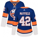 Women's New York Islanders #42 Scott Mayfield Adidas Royal Blue Home Authentic NHL Jersey