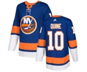 Youth Adidas New York Islanders #10 Alan Quine Authentic Royal Blue Home NHL Jersey