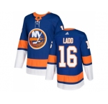 Youth Adidas New York Islanders #16 Andrew Ladd Royal Blue Home Authentic Stitched NHL Jersey