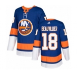 Youth Adidas New York Islanders #18 Anthony Beauvillier Authentic Royal Blue Home NHL Jersey