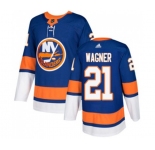 Youth Adidas New York Islanders #21 Chris Wagner Authentic Royal Blue Home NHL Jersey