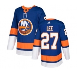 Youth Adidas New York Islanders #27 Anders Lee Authentic Royal Blue Home NHL Jersey