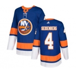 Youth Adidas New York Islanders #4 Dennis Seidenberg Authentic Royal Blue Home NHL Jersey