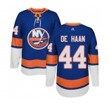 Youth Adidas New York Islanders #44 Calvin de Haan Premier Royal Blue Home NHL Jersey