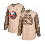 Youth Adidas New York Islanders #53 Casey Cizikas Authentic Camo Veterans Day Practice NHL Jersey