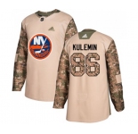 Youth Adidas New York Islanders #86 Nikolay Kulemin Authentic Camo Veterans Day Practice NHL Jersey