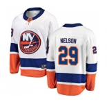 Youth New York Islanders #29 Brock Nelson Fanatics Branded White Away Breakaway NHL Jersey