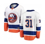 Youth New York Islanders #31 Billy Smith Fanatics Branded White Away Breakaway NHL Jersey