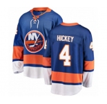 Youth New York Islanders #4 Thomas Hickey Fanatics Branded Royal Blue Home Breakaway NHL Jersey