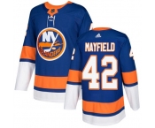 Youth New York Islanders #42 Scott Mayfield Adidas Royal Blue Home Authentic NHL Jersey