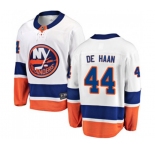 Youth New York Islanders #44 Calvin de Haan Fanatics Branded White Away Breakaway NHL Jersey