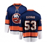 Youth New York Islanders #53 Casey Cizikas Fanatics Branded Royal Blue Home Breakaway NHL Jersey