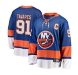 Youth New York Islanders #91 John Tavares Fanatics Branded Royal Blue Home Breakaway NHL Jersey