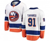Youth New York Islanders #91 John Tavares Fanatics Branded White Away Breakaway NHL Jersey