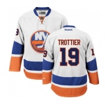 Youth Reebok New York Islanders #19 Bryan Trottier Authentic White Away NHL Jersey