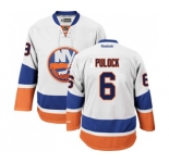 Youth Reebok New York Islanders #6 Ryan Pulock Authentic White Away NHL Jersey