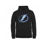 Tampa Bay Lightning Black Rinkside Pond Hockey Pullover Hoodie